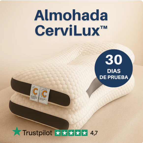 Almohada Cervilux® - Redescubre el placer de despertar sin dolores