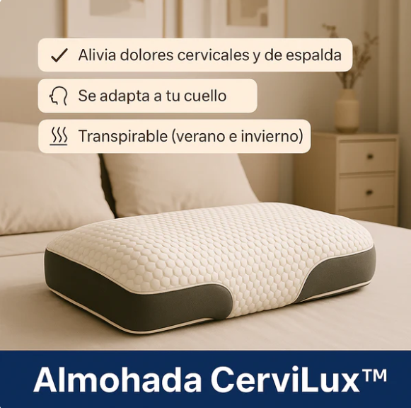 Almohada Cervilux® - Redescubre el placer de despertar sin dolores