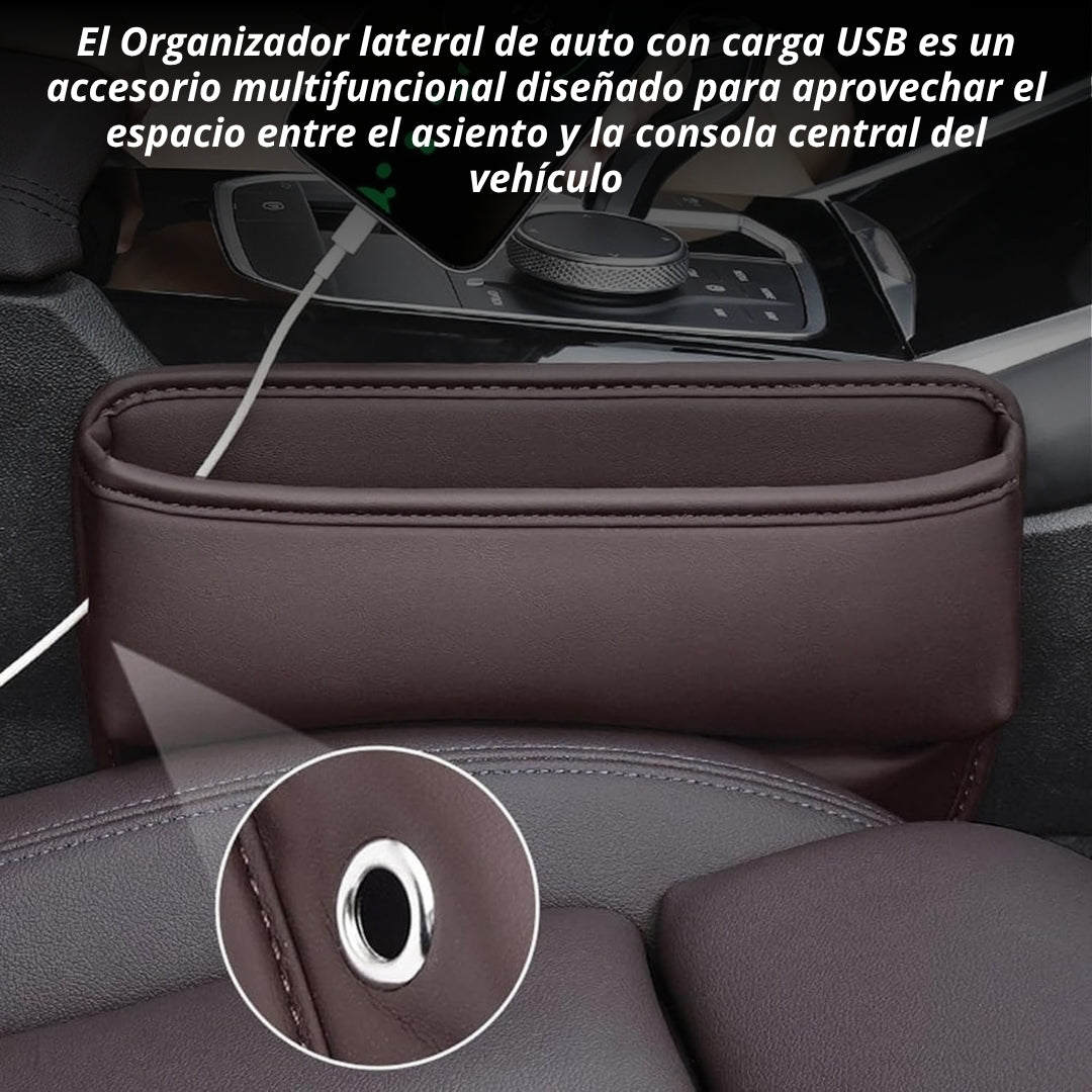 ORGANIZADOR DE ASIENTO DE CUERO PREMIUM