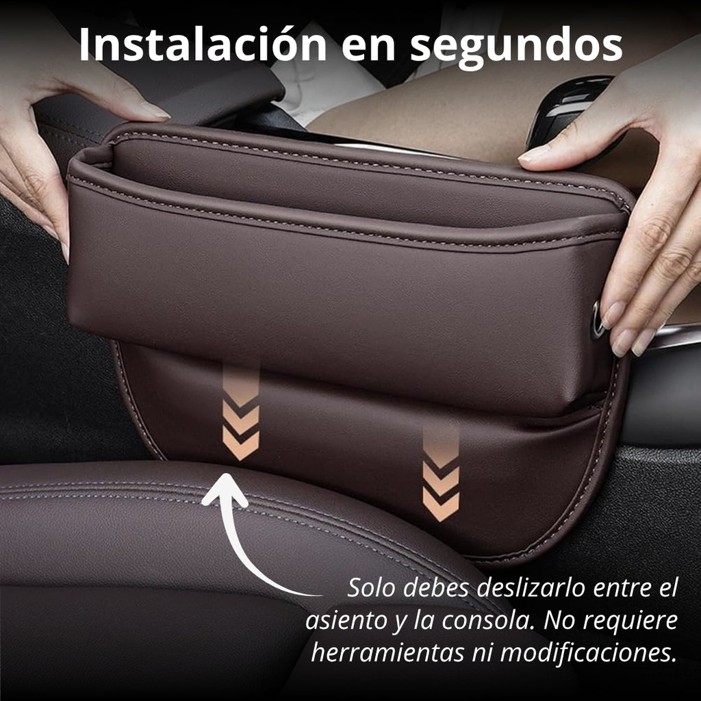 ORGANIZADOR DE ASIENTO DE CUERO PREMIUM